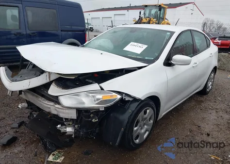 2016 Dodge Dart Se z USA, uszkodzony, nr VIN 1C3CDFAA0GD645296